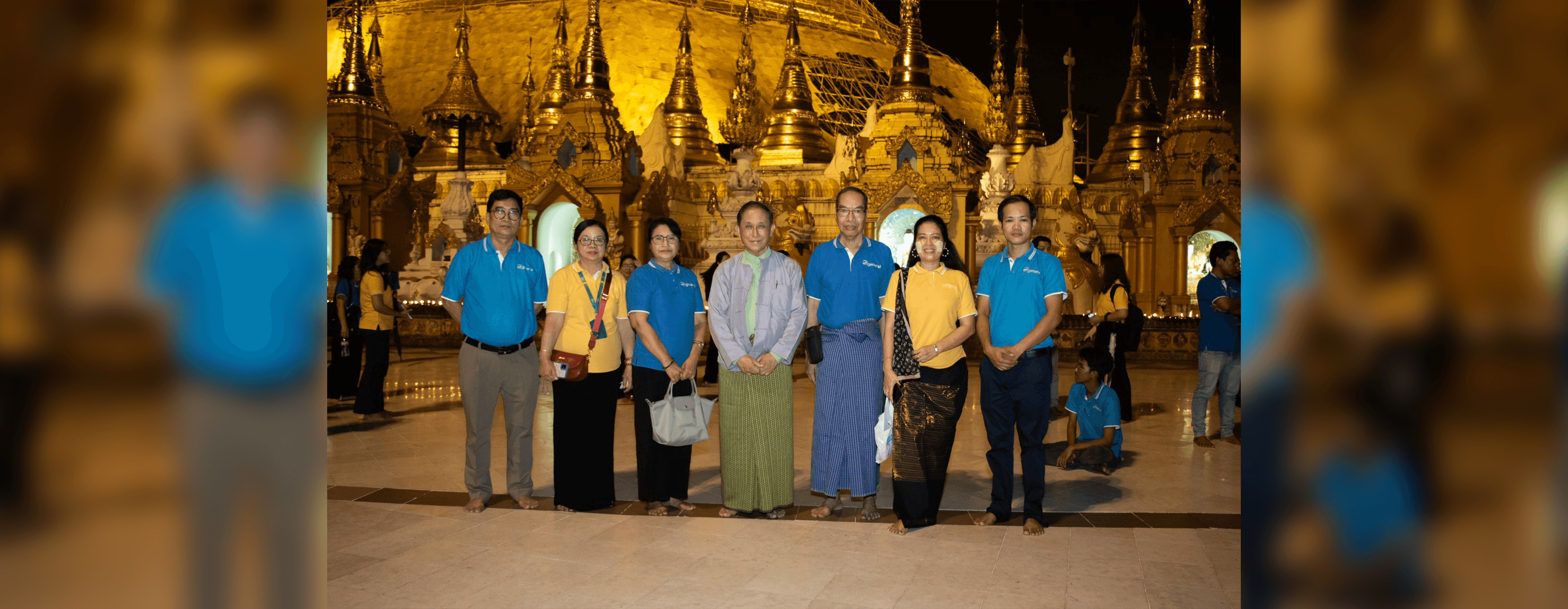 Commemorative Photos of the 11,000 Oil Lamps Offered at Shwedagon Pagoda in Celebration of EFD Group's Anniversary